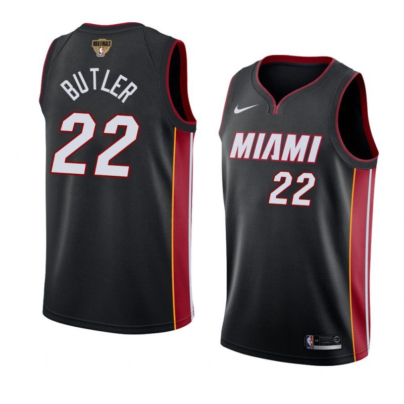 jimmy butler jersey 2020 nba finals bound black icon men's