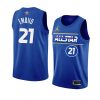 joel embiid nba all star game jersey eastern conference royal