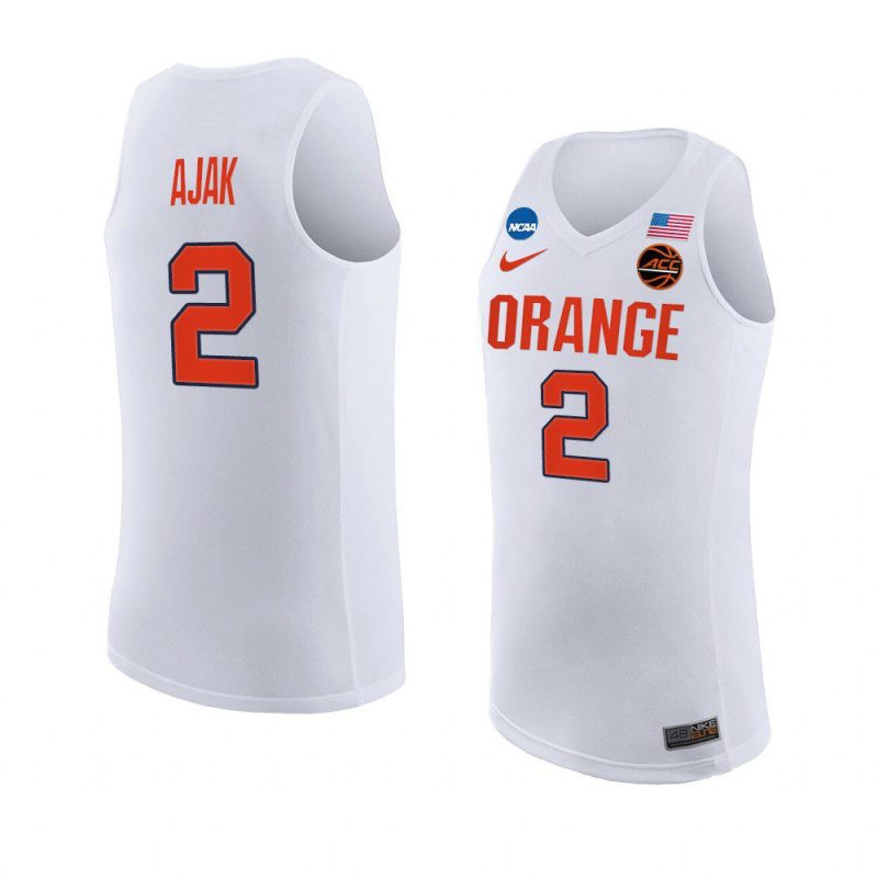 john bol ajak college basketball jersey replica white