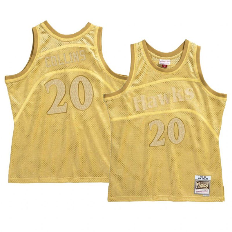 john collins jersey 1986 87 midas sm gold hardwood classics