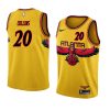 john collins throwback jersey city edition yellow 2021