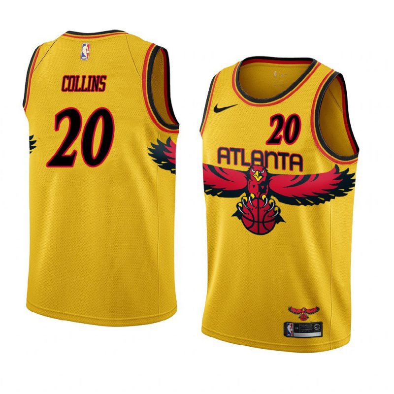 john collins throwback jersey city edition yellow 2021