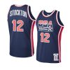 john stockton home jersey authentic navy