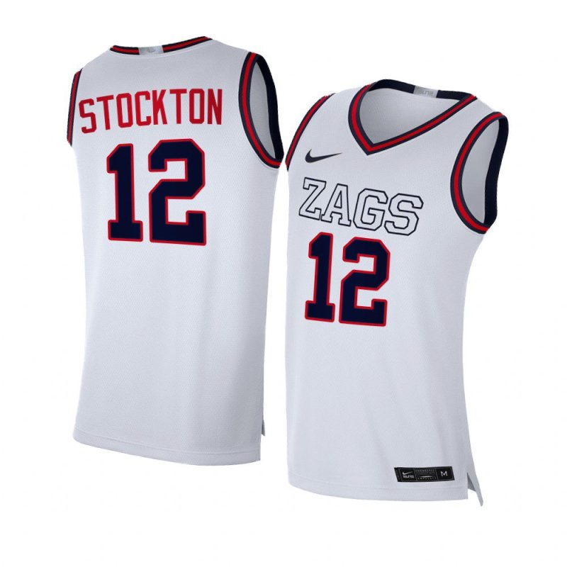 john stockton swingman jersey college basketball white