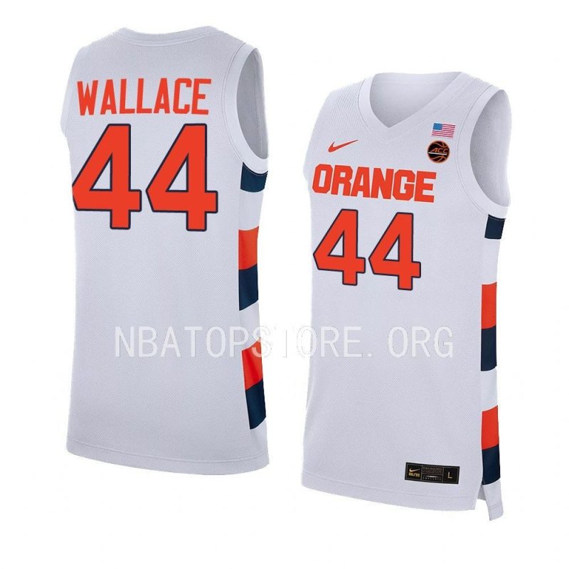 john wallace replica jersey college basketball white