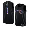 jonathan isaac jersey iridescent holographic black limited edition