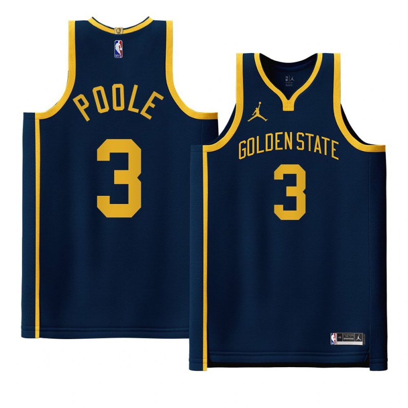 jordan poole 2022warriors jersey statement editionauthentic navy