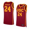 joshua morgan replica jersey college basketball red