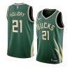 jrue holiday jersey earned edition green 2020 21