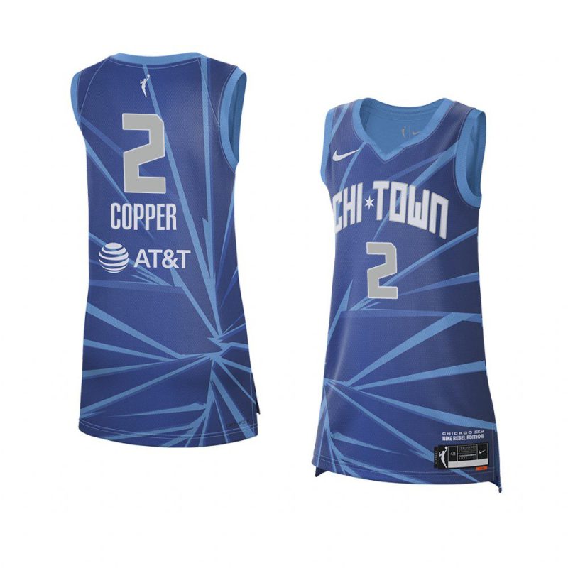 kahleah copper jersey rebel edition blue 2021