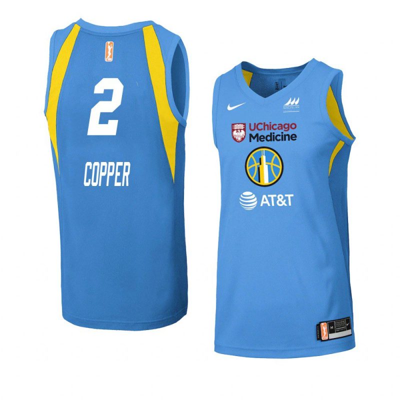 kahleah copper women's jersey swingman blue 2021