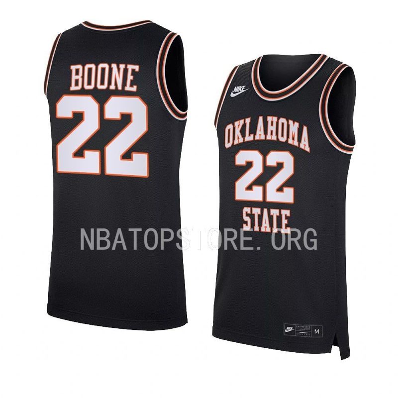 kalib boone replica jersey retro basketball black 2022 23