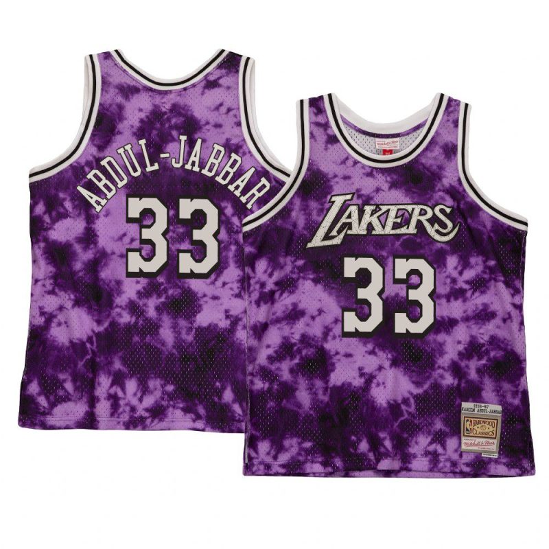 kareem abdul jabbar jersey galaxy purple