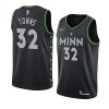 karl anthony towns jersey city edition black