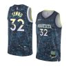 karl anthony towns jersey rookie of the year navy
