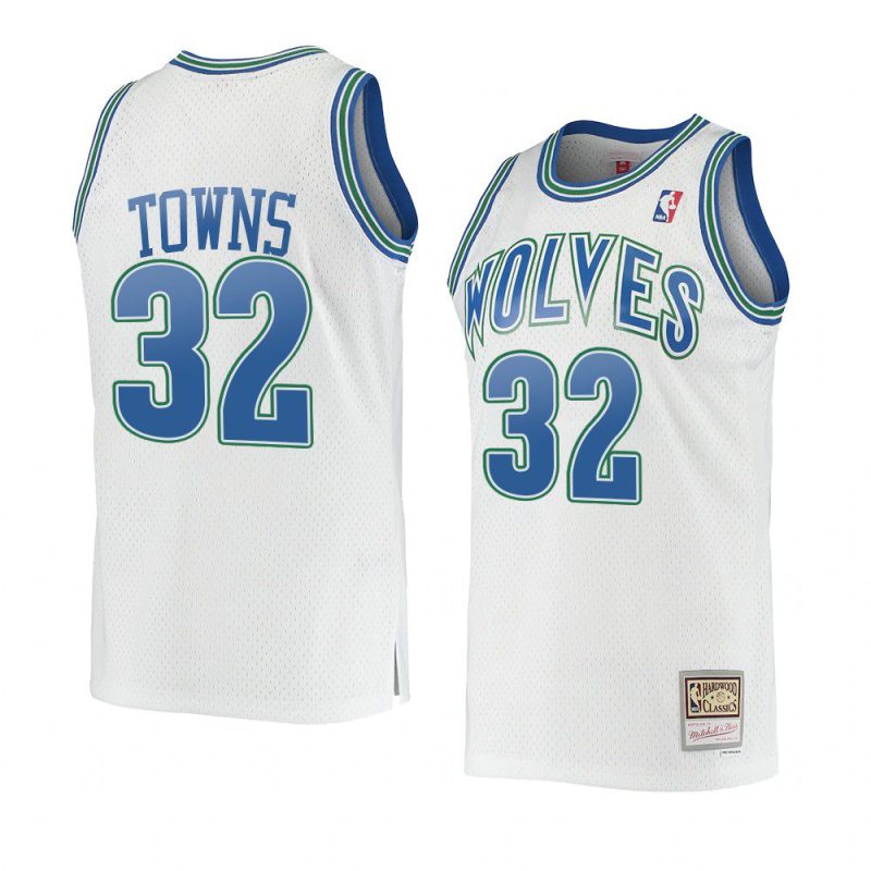 karl anthony towns swingmanjersey hardwood classics white