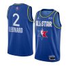 kawhi leonard los angeles clippers jersey 2020 nba all star game blue western conference men's