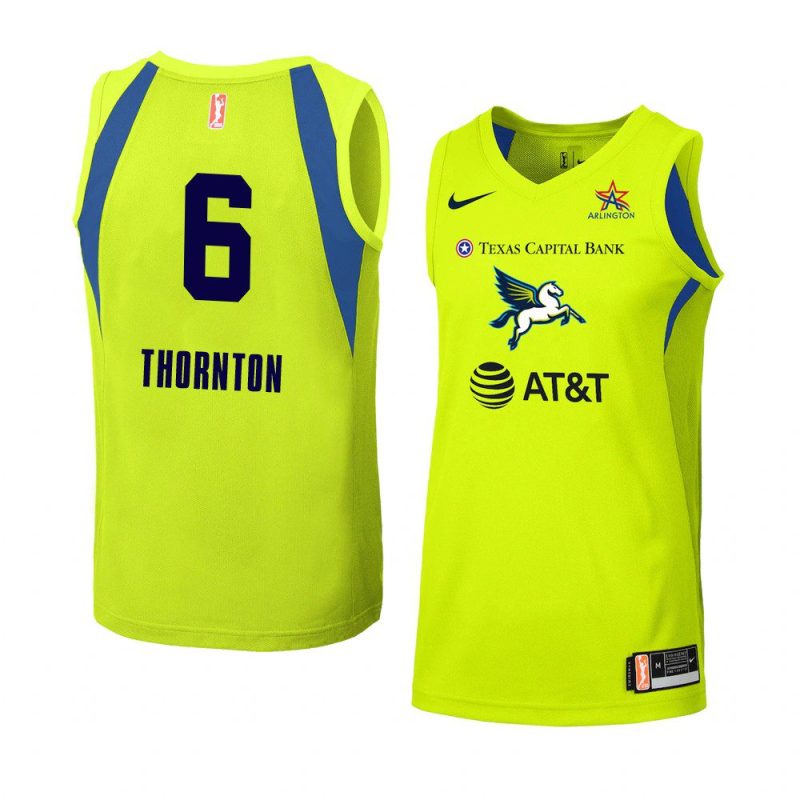 kayla thornton women's jersey swingman green 2020