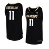 keeshawn barthelemy team replica jersey college basketball black