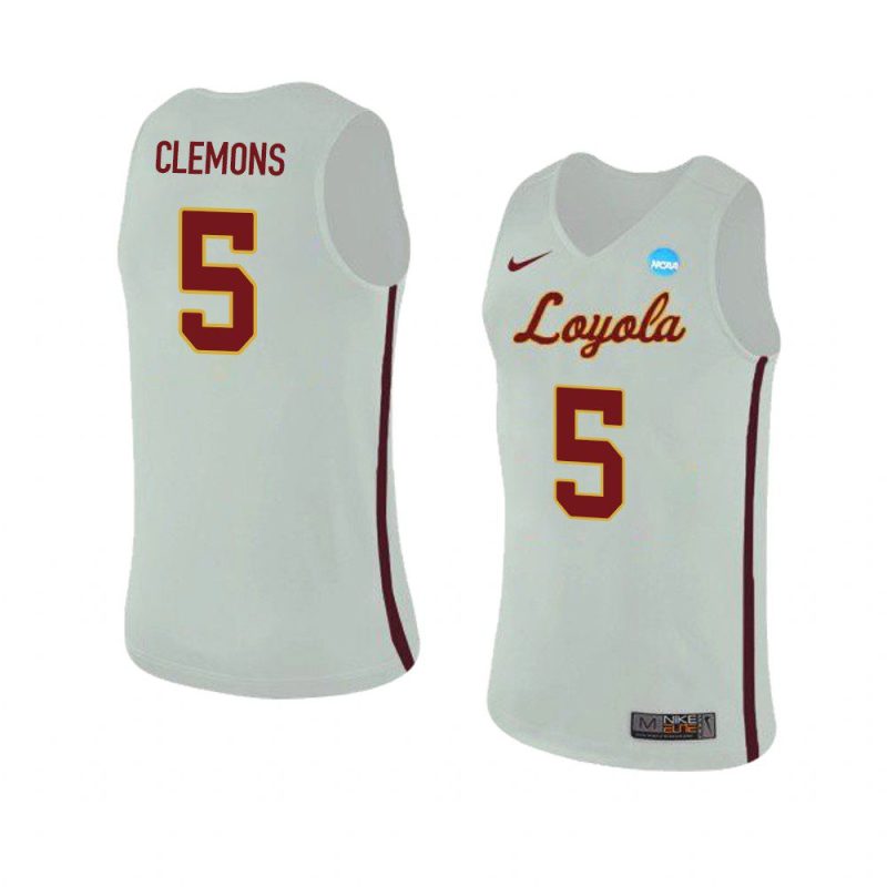 keith clemons nike jersey basketball white