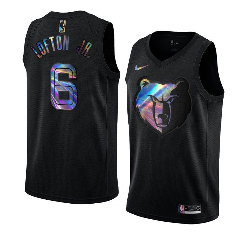 kenneth lofton jr. grizzlies iridescent holographic blackjersey black