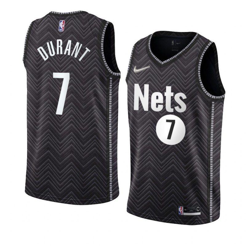 kevin durant jersey authentic black earned edition men's