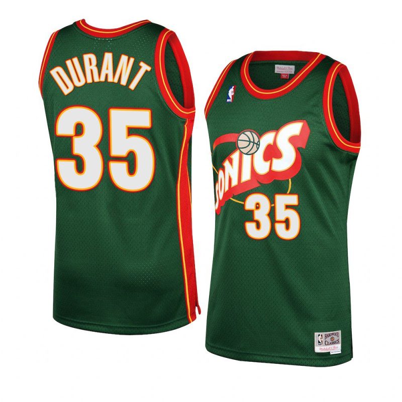 kevin durant jersey hardwood classics green throwback
