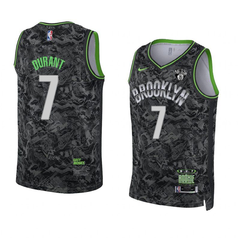 kevin durant jersey select series black 2021