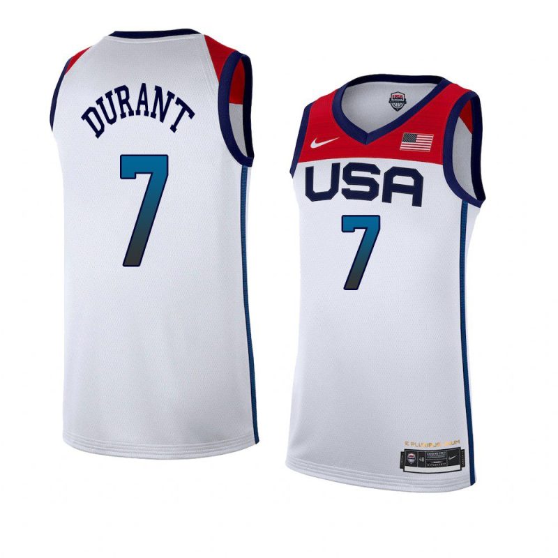 kevin durant tokyo olympics jersey basketball white 2021