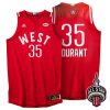 kevin durant western jersey red