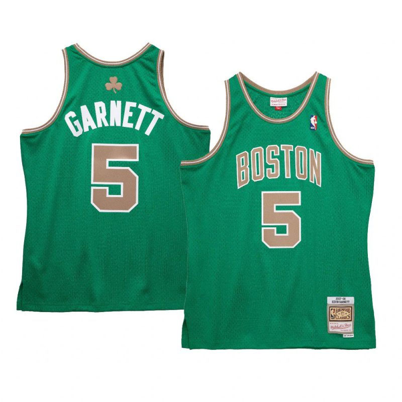 kevin garnett hardwood classics jersey st patricks day green