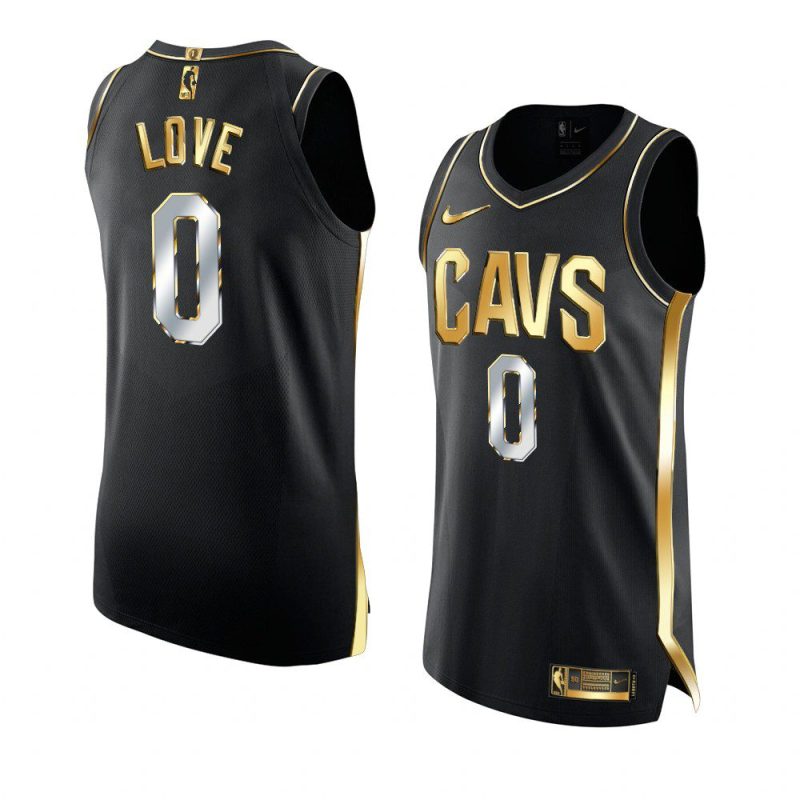 kevin love jersey golden edition black authentic limited men