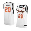 keylan boone retro replica jersey basketball white