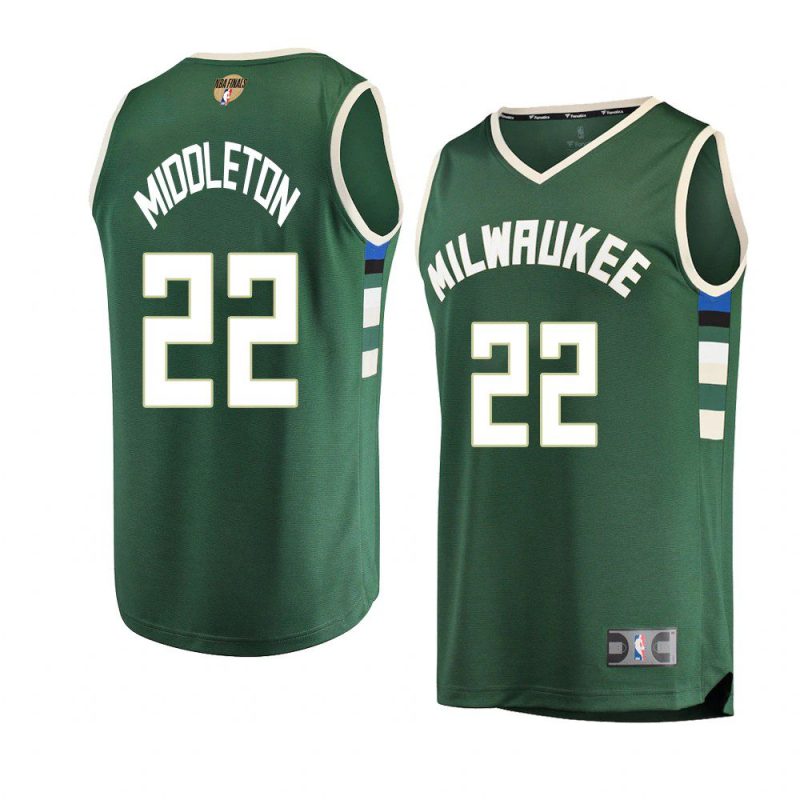khris middleton icon edition jersey 2021 nba finals green