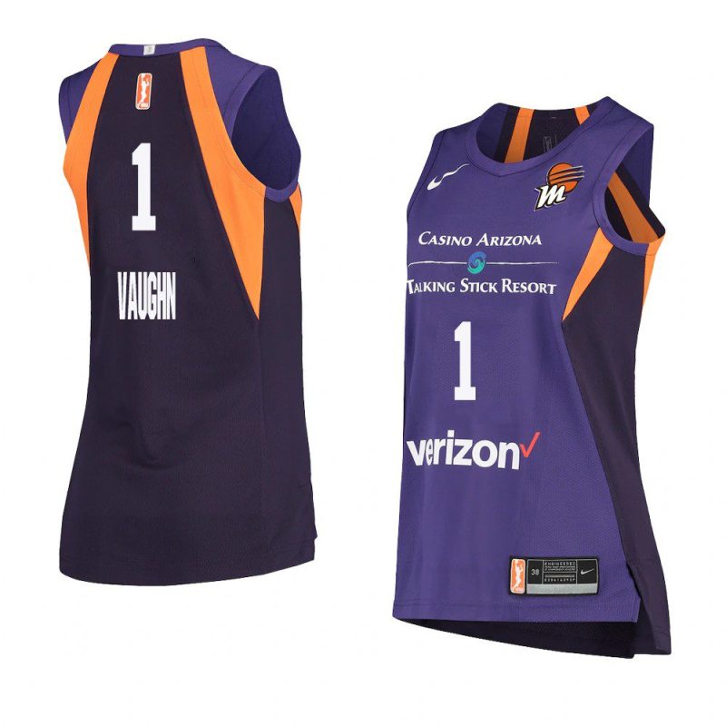 kia vaughn women's jersey authentic purple 2021