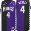 kings 4 chris webber hardwood classic jersey purple