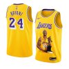 kobe bryant jersey portrait edition gold mvp