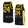 kris murray replica jersey college basketball black 2022 23