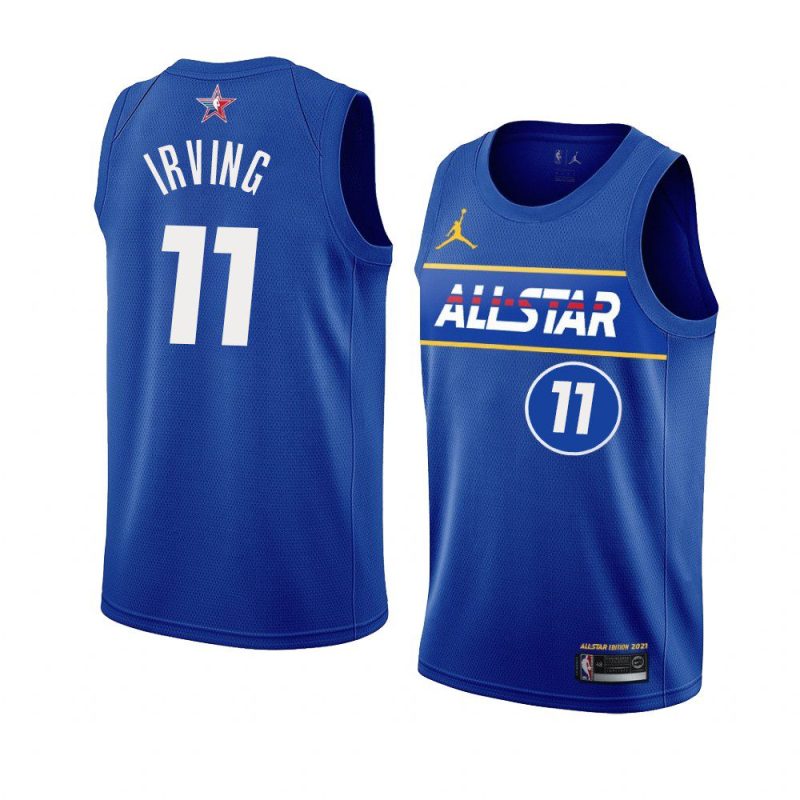 kyrie irving nba all star game jersey team durant royal
