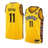 kyrie irving nets jersey city yellow men's 2019 20