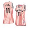 kyrie irving women 75th anniversary jersey rose gold pink