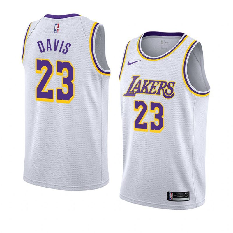 lakers anthony davis jersey associateion edition white