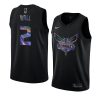 lamelo ball jersey iridescent holographic black limited edition men