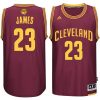 lebron james 2015 finals road red jersey