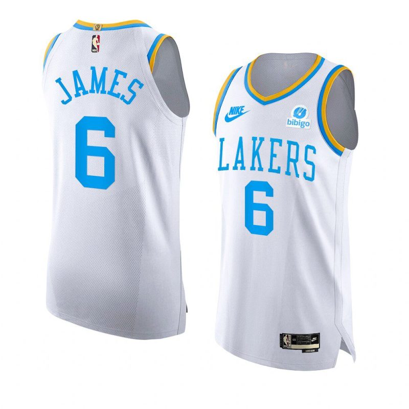 lebron james 2022 23lakers jersey classic editionauthentic white