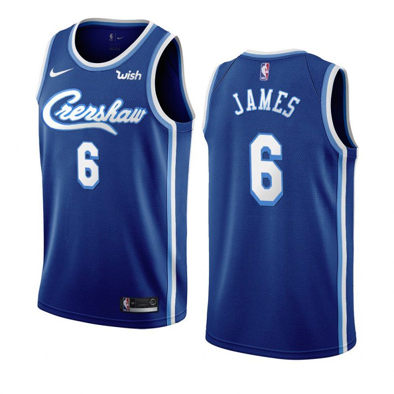 lebron james jersey crenshaw blue