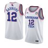 leon barmore retired number jersey college basketball white