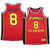 limited edition kobe bryant jersey 1996 mcdonald's all american red