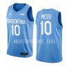 lionel messi argentina 2022 fifa world cup champs basketballjersey blue