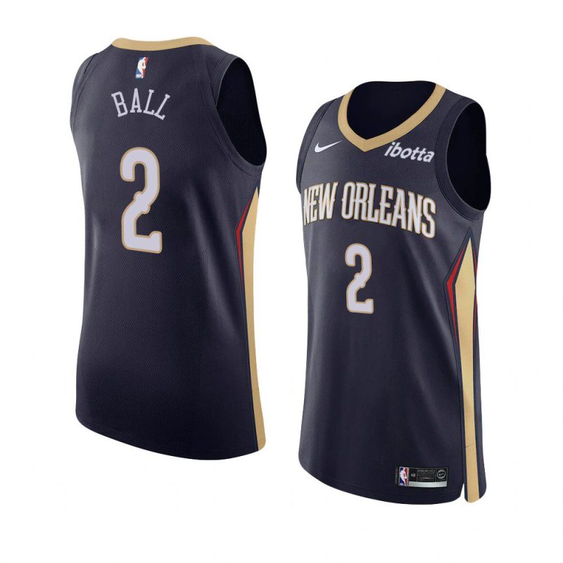 lonzo ball icon edition jersey authentic navy